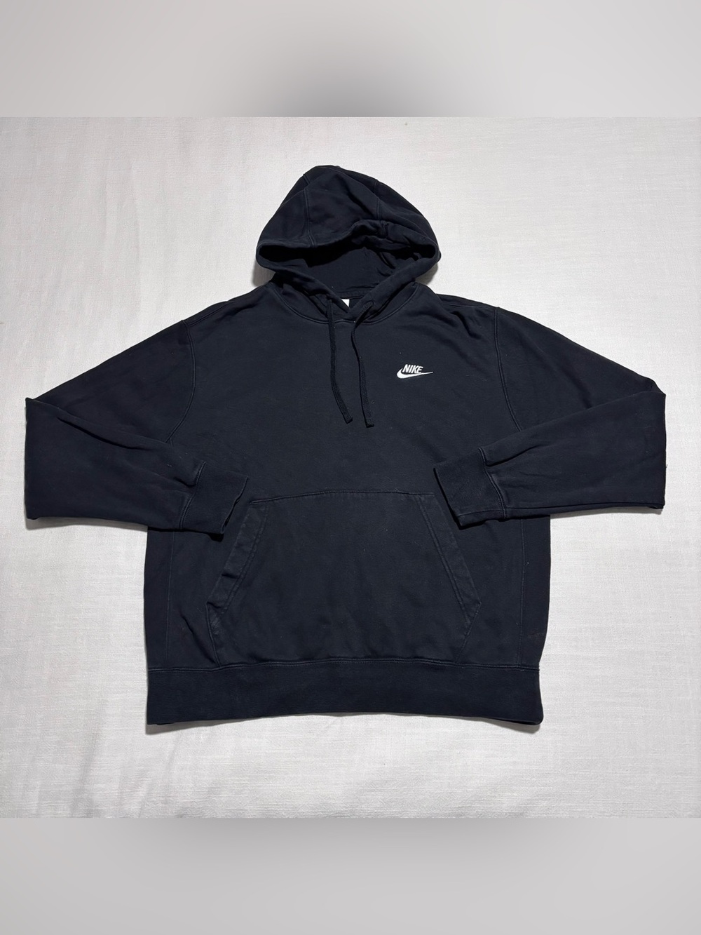 Men’s Nike Sportswear Club Fleece Pullover Hoodie | Black | Size Medium | BV2654